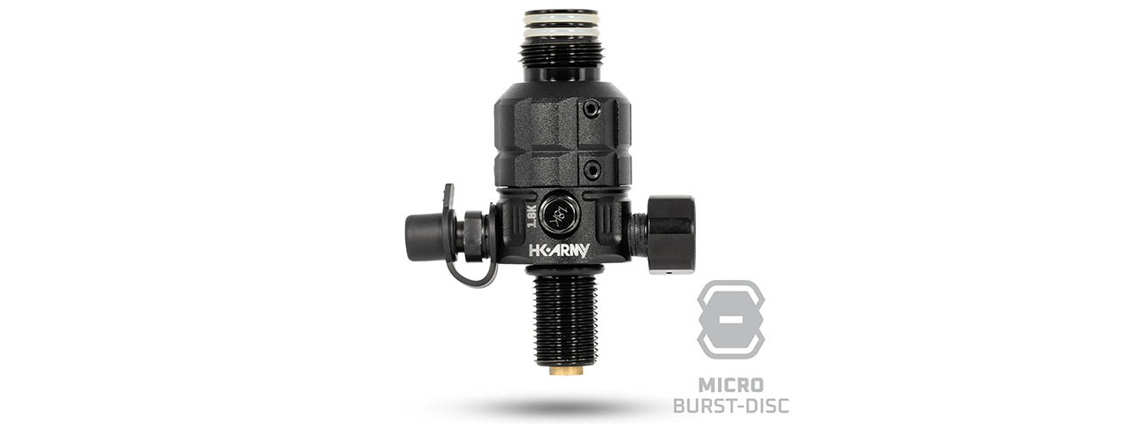 HK Army Turbine Pro HPA Long Body Regulator - (Black)