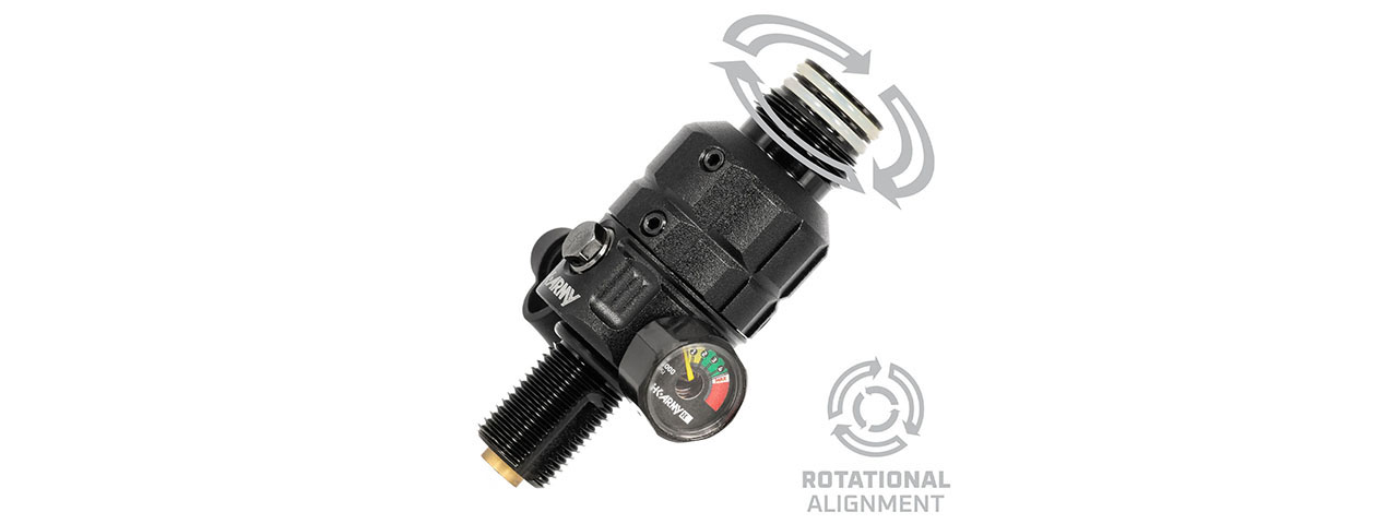 HK Army Turbine Pro HPA Long Body Regulator - (Black)