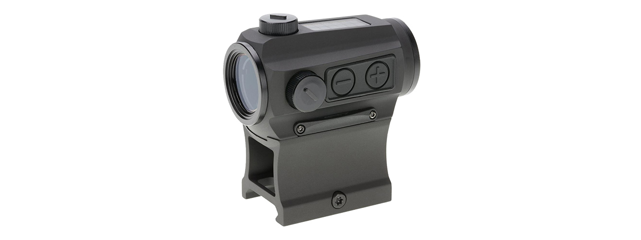 HOLOSUN HE403C-GR Solar Power Compact Green Dot Sight w/ Low & AR Mount - (Black)