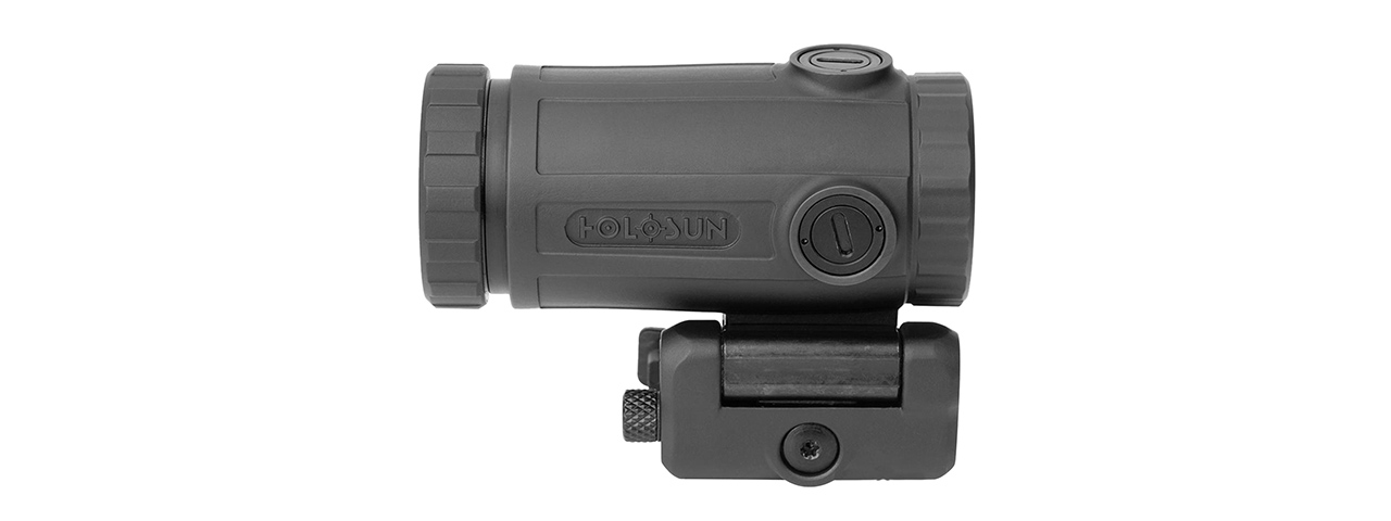 HOLOSUN 3X Magnifier for Red Dot Optics w/ Flip to Side QD Mount - (Titanium)