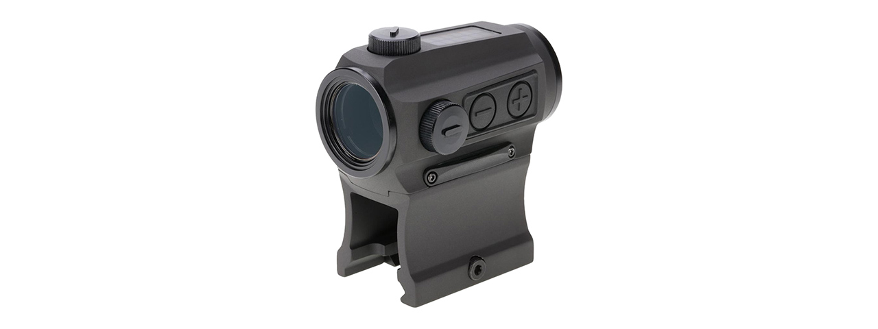 HOLOSUN HE403C Solar Power Compact Red Dot Sight w/ Low & AR Mount - (Black)