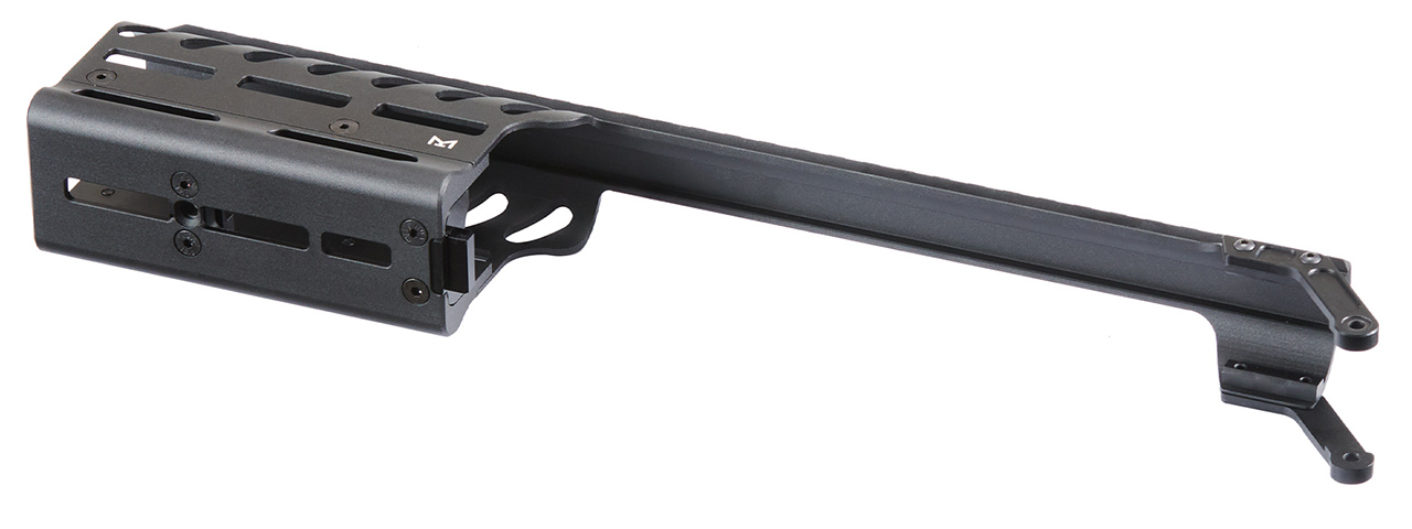 ITP M-LOK CNC Aluminum Handguard Full Length Rail For Marui TM SAIGA-12 SBS GBB Series - (Black)