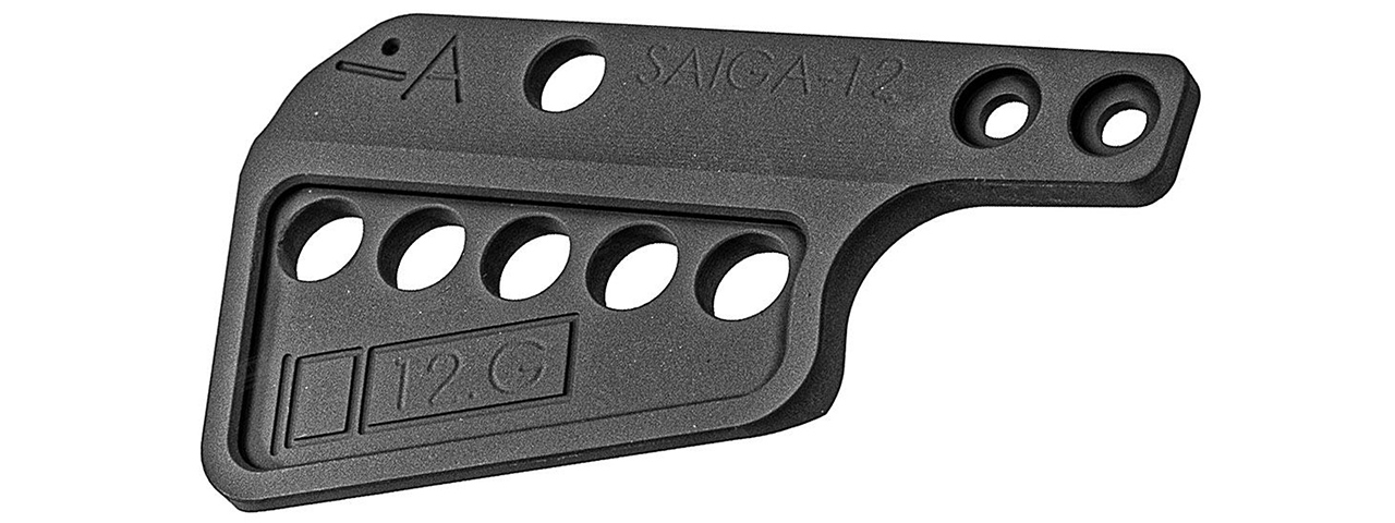 ITP Steel Trigger Group Parts For Marui TM SAIGA-12 GBB Series w/ Magwell & Spring - (Black)