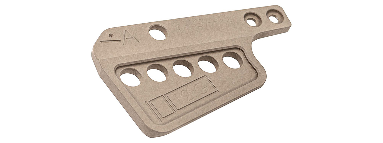 ITP Steel Trigger Group Parts For Marui TM SAIGA-12 GBB Series w/ Magwell & Spring - (FDE)