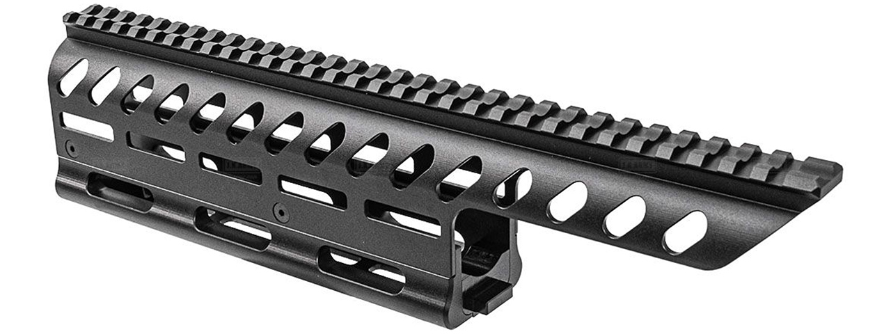 ITP M-LOK CNC Aluminum Handguard Rail For Marui TM SAIGA-12 GBB Series - (Black)