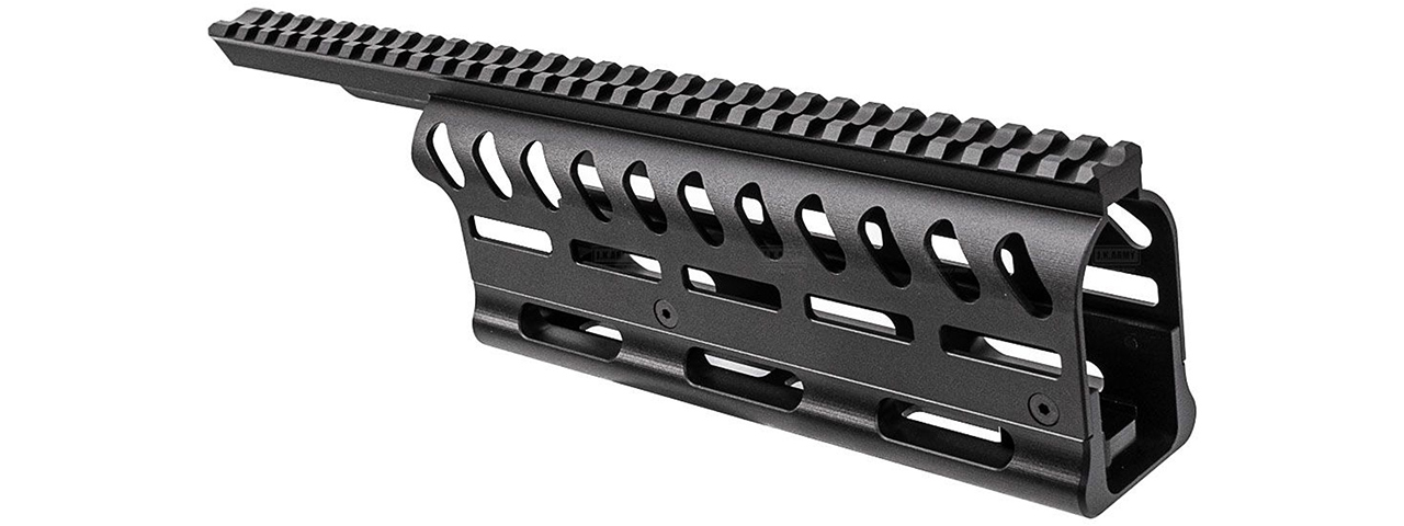ITP M-LOK CNC Aluminum Handguard Rail For Marui TM SAIGA-12 GBB Series - (Black)