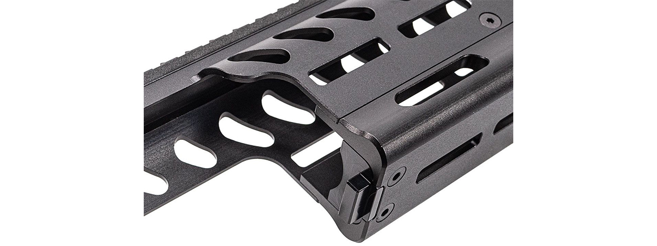 ITP M-LOK CNC Aluminum Handguard Rail For Marui TM SAIGA-12 GBB Series - (Black)