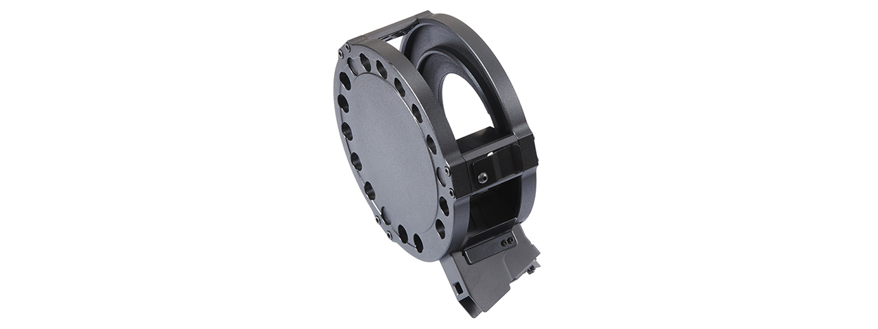 ITP SAIGA 12K Shotgun Drum Magazine Kit V2 For Marui TM SAIGA-12 SBS GBB Series - (Black)