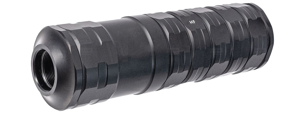 ITP Modular Airsoft Barrel Extension Mock Suppressor For Marui TM SAIGA 12 GBB Series - (Black)