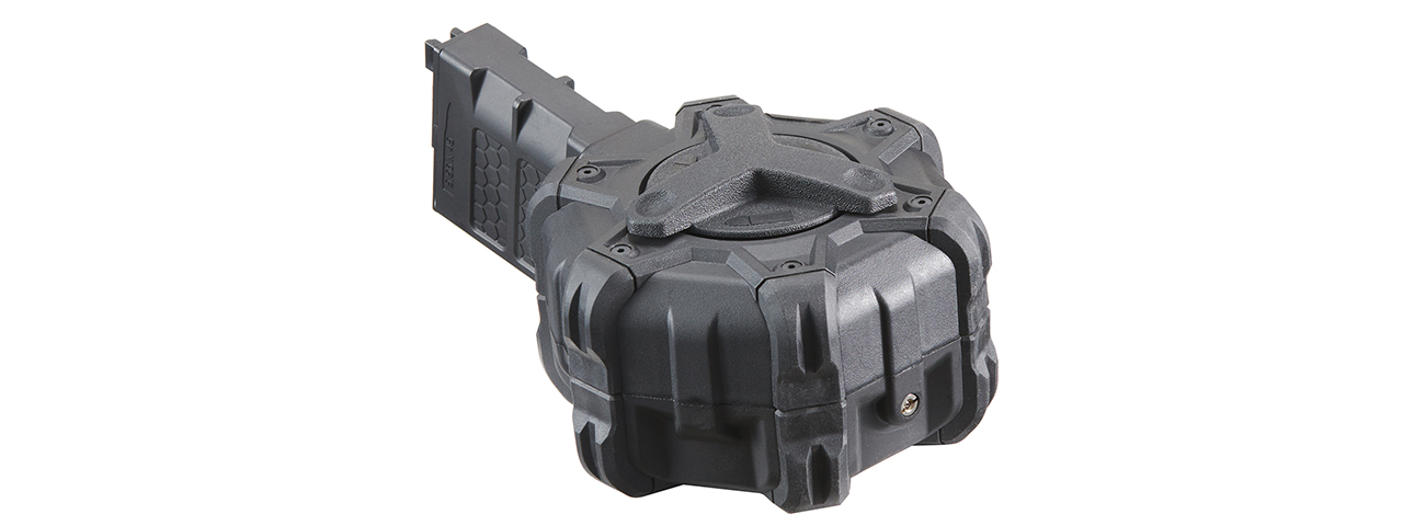 AW Custom Adaptive Drum Magazine For WE M4 series GBB - (Black)