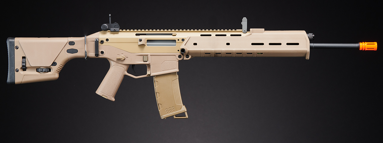 Atlas Custom Works Masada DMR Polymer AEG w/ Integrated Cheek Riser - TAN