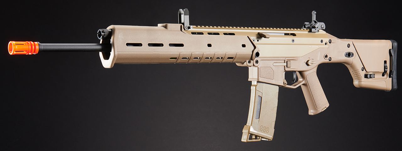 Atlas Custom Works Masada DMR Polymer AEG w/ Integrated Cheek Riser - TAN