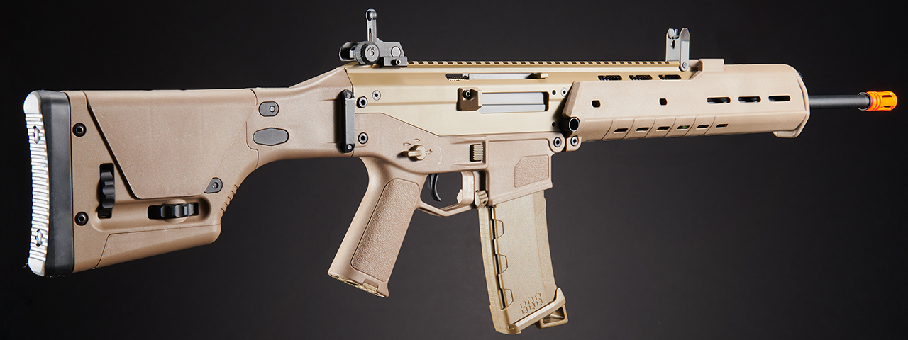 Atlas Custom Works Masada DMR Polymer AEG w/ Integrated Cheek Riser - TAN