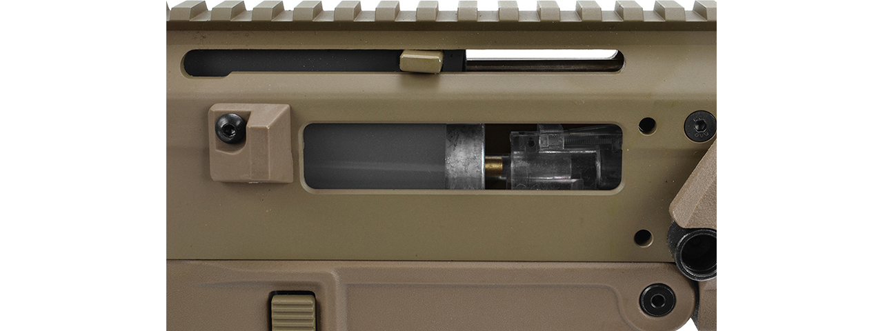 Atlas Custom Works Masada DMR Polymer AEG w/ Integrated Cheek Riser - TAN
