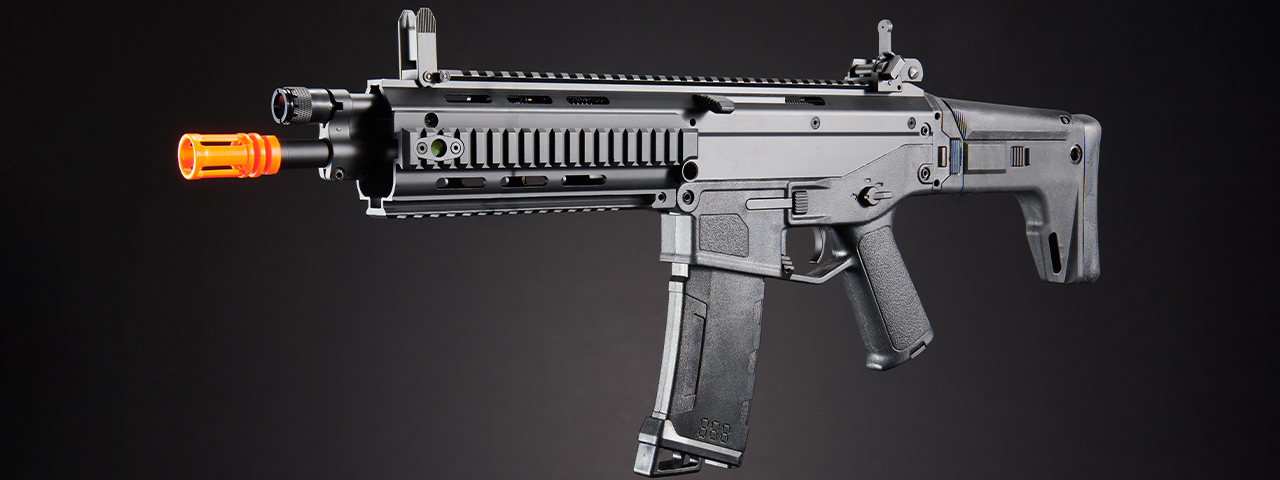 Atlas Custom Works Masada Polymer CQB AEG w/ Side-Folding Stock - BLACK