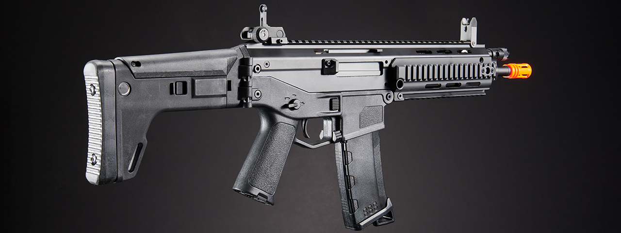 Atlas Custom Works Masada Polymer CQB AEG w/ Side-Folding Stock - BLACK