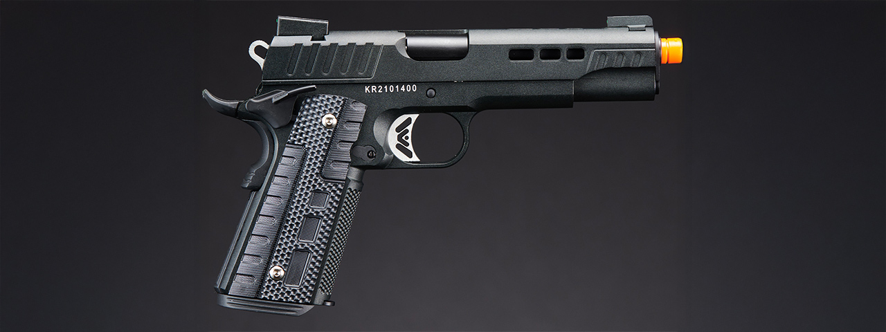 Ascend Airsoft KP1911 Custom Gas Blowback Airsoft Pistol (Color: Black)