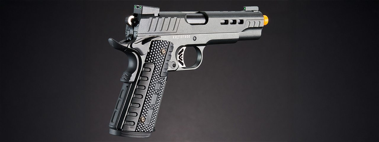 Ascend Airsoft KP1911 Custom Gas Blowback Airsoft Pistol (Color: Black)