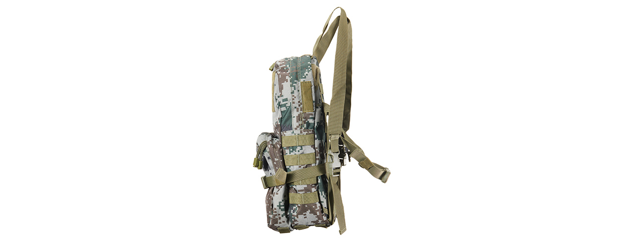 JAGUN TACTICAL AIRSOFT HYDRATION PACK W BLADDER STORAGE - PLA TYPE 07