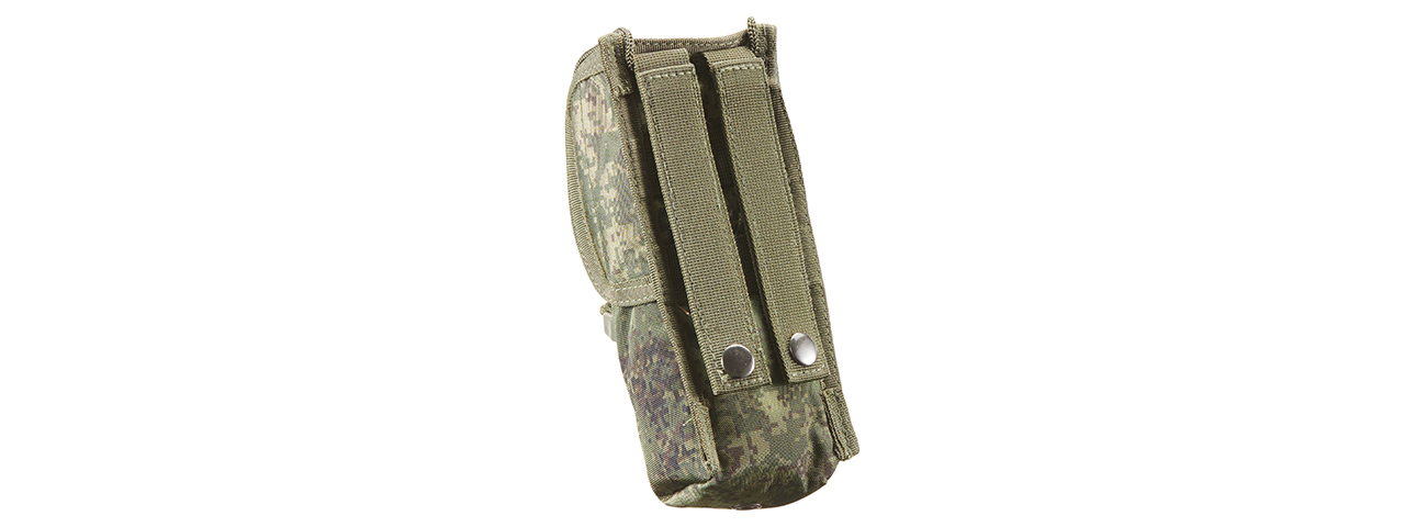 JAGUN TACTICAL AIRSOFT MOLLE LARGE TACTICAL RADIO POUCH - DIGITAL FLORA