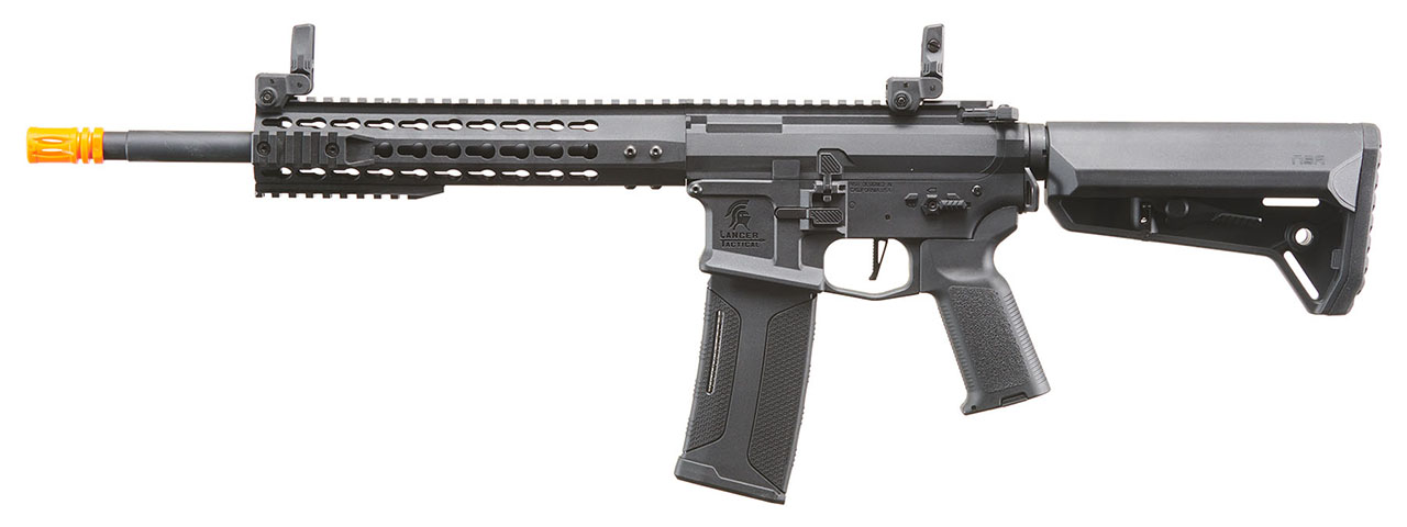 Lancer Tactical Gen 2 10" Keymod M4 Carbine AEG w/ Ambidextrous NSR Receiver, NSR Stock - (Black)
