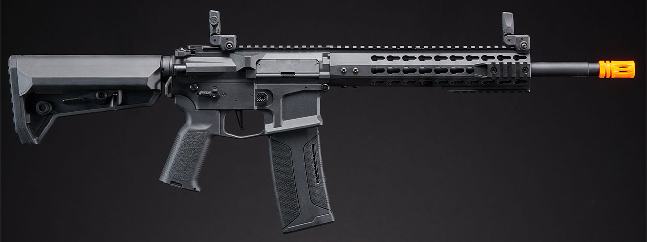Lancer Tactical Gen 2 10" Keymod M4 Carbine AEG w/ Ambidextrous NSR Receiver, NSR Stock - (Black)