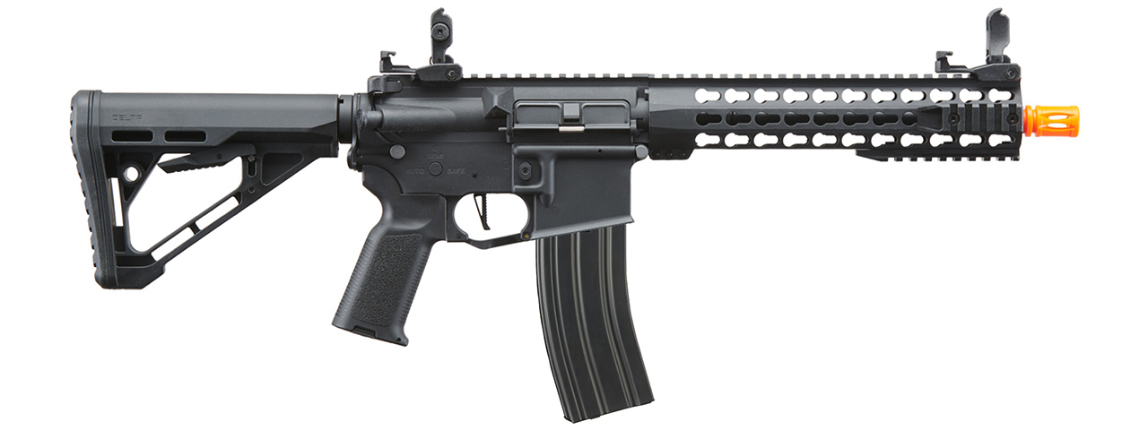 Lancer Tactical Gen 3 10" KeyMod M4 Carbine Airsoft AEG Rifle with Delta Stock (Color: Black)