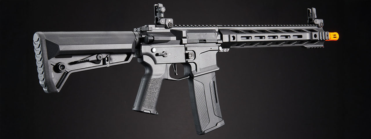 Lancer Tactical Gen 2 M4 SPR Interceptor AEG w/ Ambidextrous NSR Receiver, NSR Stock - (Black)