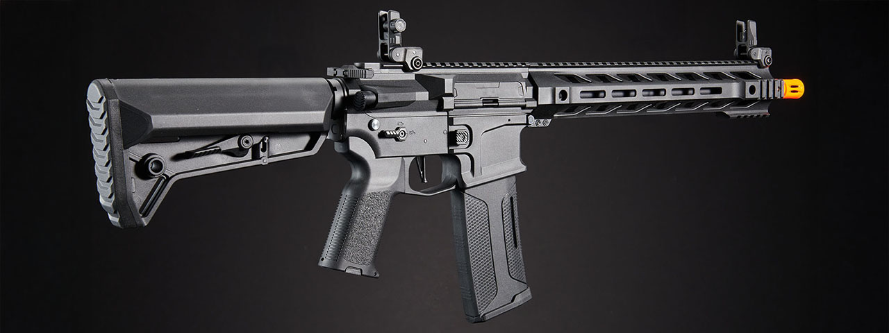 Lancer Tactical Gen 3 M4 SPR Interceptor AEG w/ Ambidextrous NSR Receiver, NSR Stock - (Black)