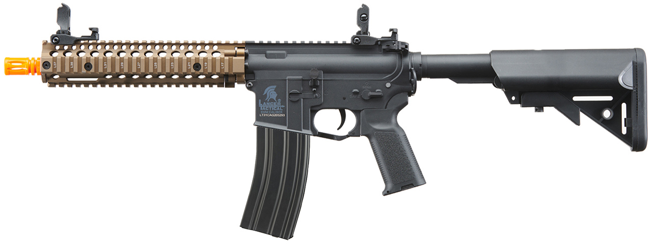 Lancer Tactical Gen 2 Raider M4 Airsoft AEG Rifle (Color: Black & Tan)