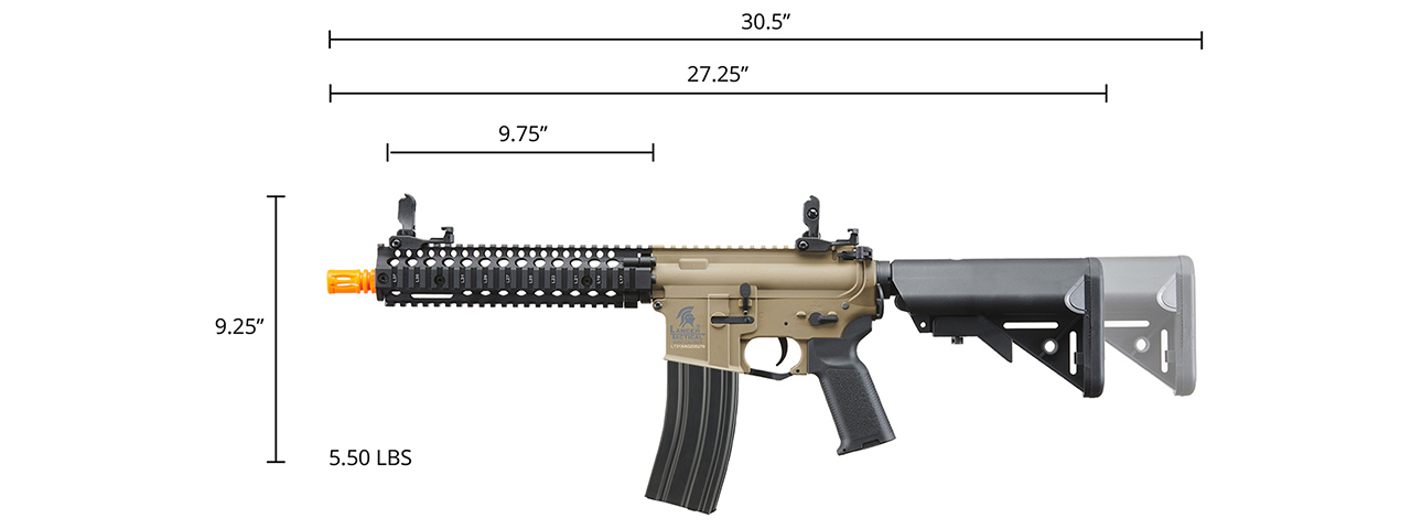 Lancer Tactical Gen 2 Raider M4 Airsoft AEG Rifle (Color: Two-Tone)