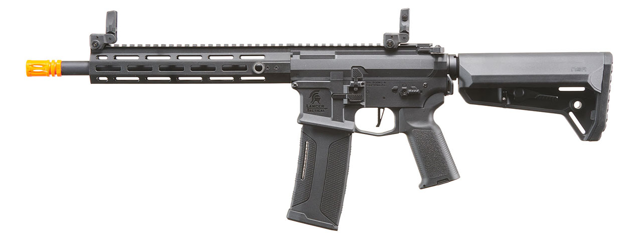 Lancer Tactical Gen 3 Hellion M-LOK 10" M4 AEG w/ Ambidextrous NSR Receiver, NSR Stock - (Black)