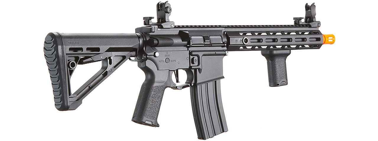 Lancer Tactical Gen 3 Hellion M-LOK 10" Airsoft M4 AEG with Delta Stock (Color: Black)