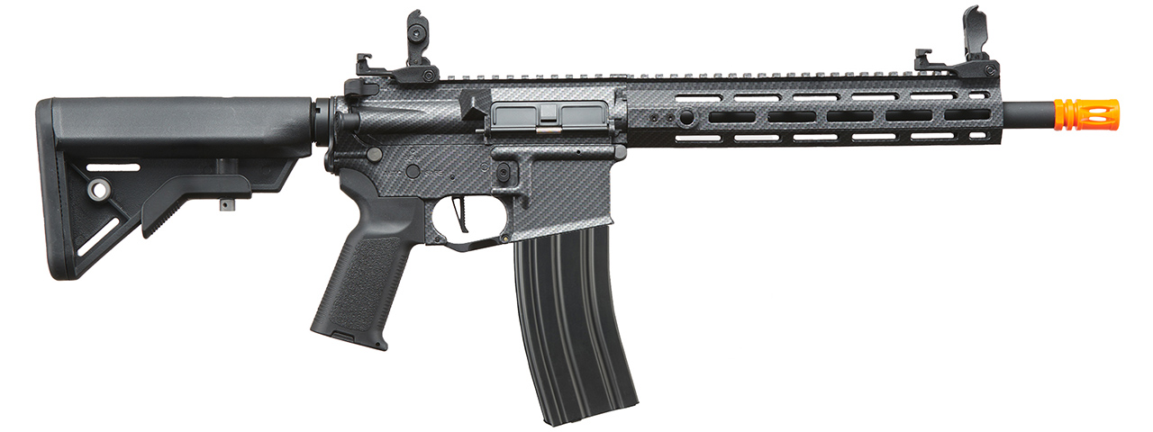 Lancer Tactical Gen 3 Hellion M-LOK 10" Airsoft M4 AEG (Black/Carbon)