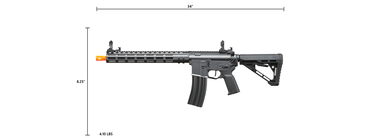 Lancer Tactical Gen 3 Archon M-LOK 14" Airsoft M4 AEG (Black/Carbon)