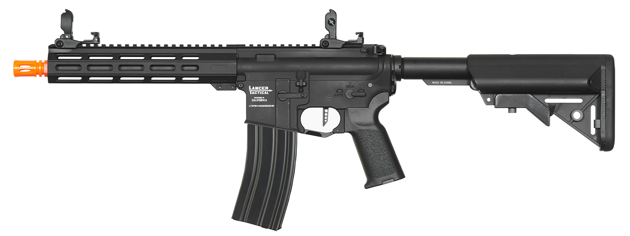Lancer Tactical Viking 10" M-LOK Proline Series M4 Airsoft Rifle w/ Crane Stock (Color: Black)