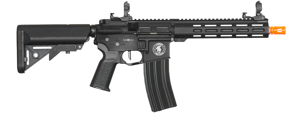 Lancer Tactical Viking 10" M-LOK Proline Series M4 Airsoft Rifle w/ Crane Stock (Color: Black)