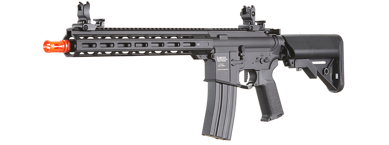 Lancer Tactical Viking 13" M-LOK Proline Series M4 Airsoft Rifle w/ Crane Stock (Color: Black)