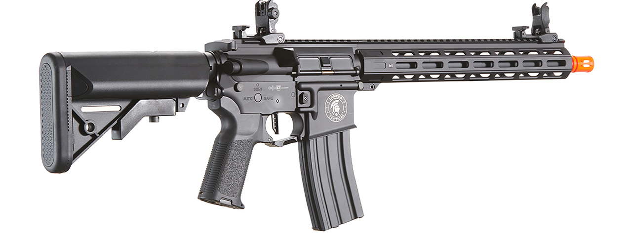 Lancer Tactical Viking 13" M-LOK Proline Series M4 Airsoft Rifle w/ Crane Stock (Color: Black)