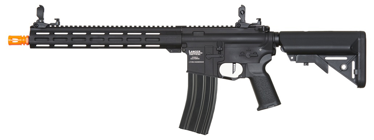 Lancer Tactical Viking 13" M-LOK Proline Series M4 Airsoft Rifle w/ Crane Stock (Color: Black)