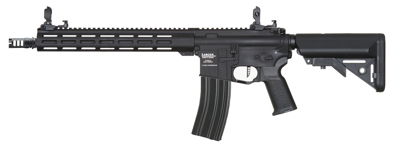Lancer Tactical Viking 13" M-LOK Proline Series M4 Airsoft Rifle w/ Crane Stock (Color: Black)