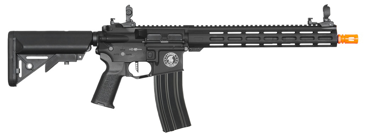 Lancer Tactical Viking 13" M-LOK Proline Series M4 Airsoft Rifle w/ Crane Stock (Color: Black)