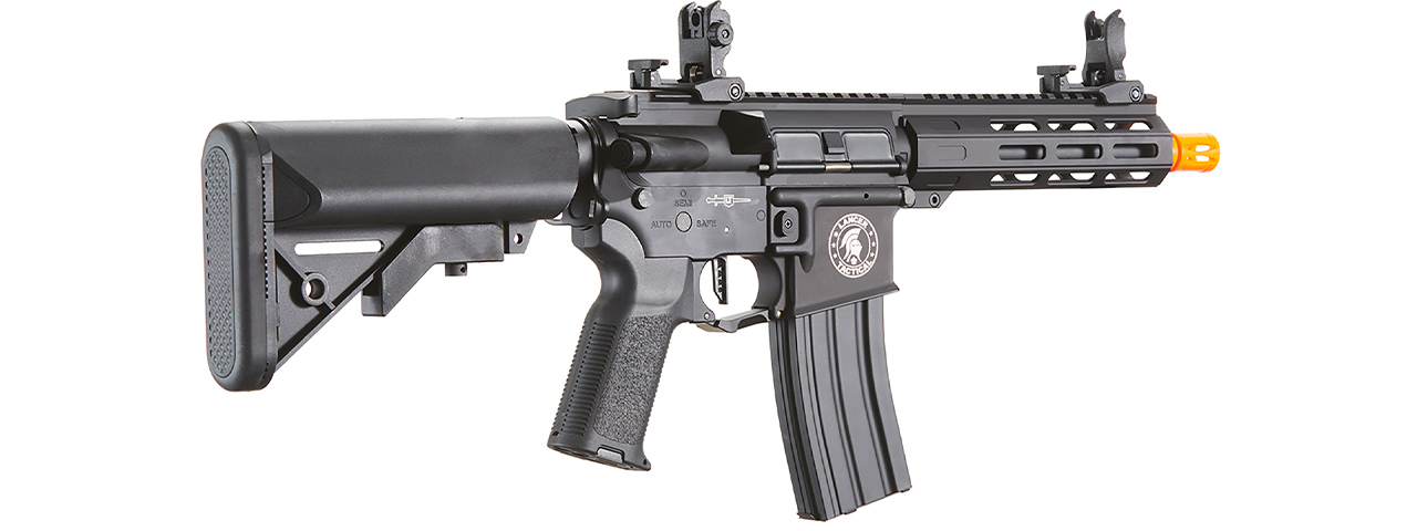Lancer Tactical Low FPS Viking 7" M-LOK Proline Series M4 Airsoft Rifle w/ Crane Stock (Color: Black)