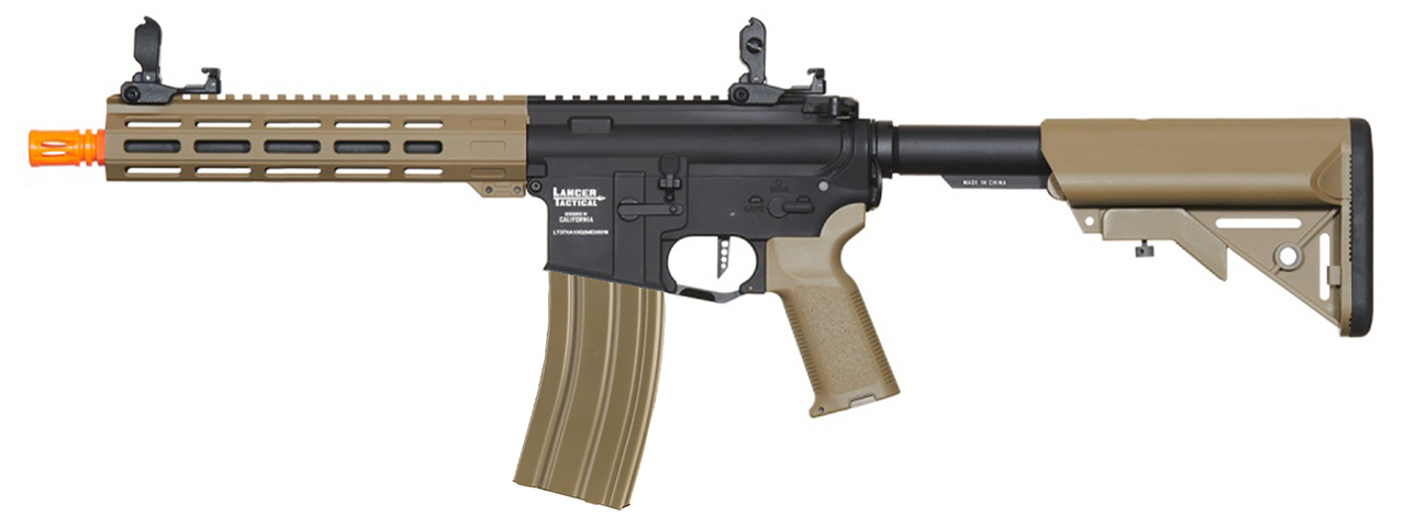 Lancer Tactical Viking 10" M-LOK Proline Series M4 Airsoft Rifle w/ Crane Stock (Color: Two-Tone)