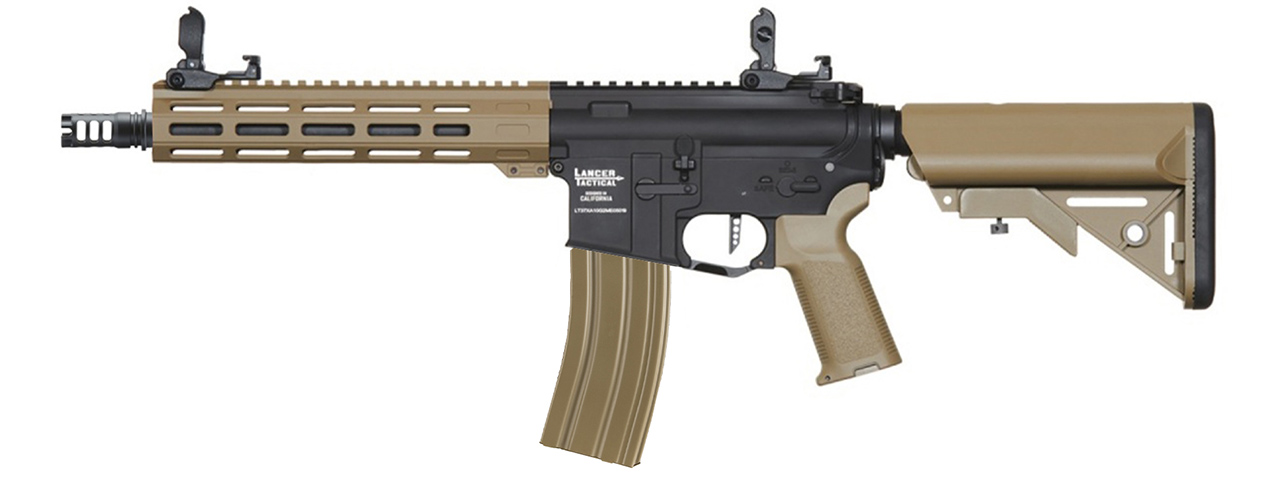 Lancer Tactical Viking 10" M-LOK Proline Series M4 Airsoft Rifle w/ Crane Stock (Color: Two-Tone)