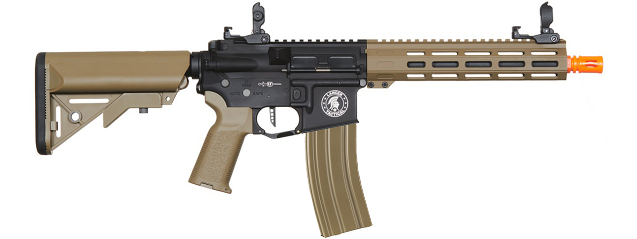 Lancer Tactical Viking 10" M-LOK Proline Series M4 Airsoft Rifle w/ Crane Stock (Color: Two-Tone)