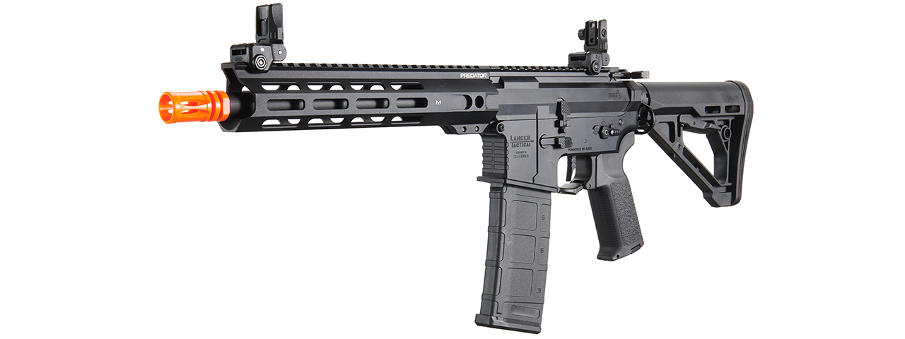 Lancer Tactical Gen 4 Predator 10" SBR AEG w/ Aster II Bluetooth ETU (Black)