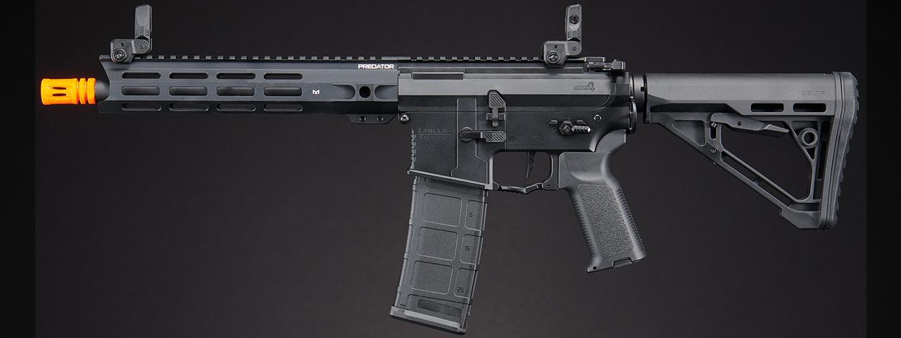 Lancer Tactical Gen 4 Predator 10" SBR AEG w/ Aster II Bluetooth ETU (Black)