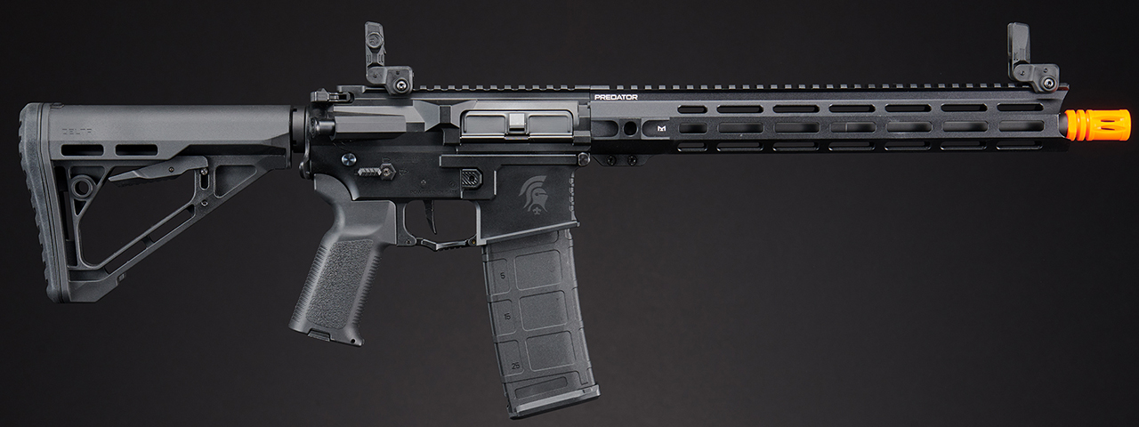 Lancer Tactical Gen 4 Predator 13" Carbine AEG w/ Aster II Bluetooth ETU (Black)