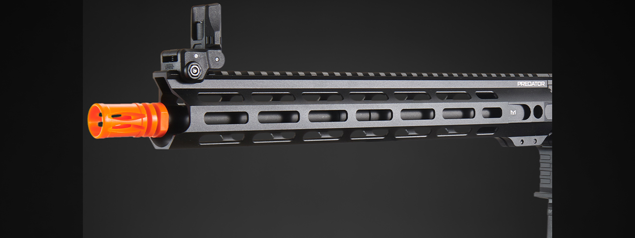 Lancer Tactical Gen 4 Predator 13" Carbine AEG w/ Aster II Bluetooth ETU (Black)